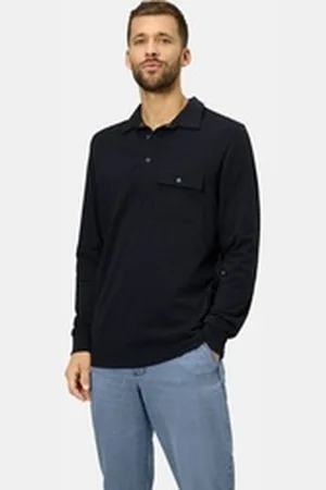 BABISTA Langarm-Poloshirt FIOREZONTO mit elastischem Bündchen blau M (50)