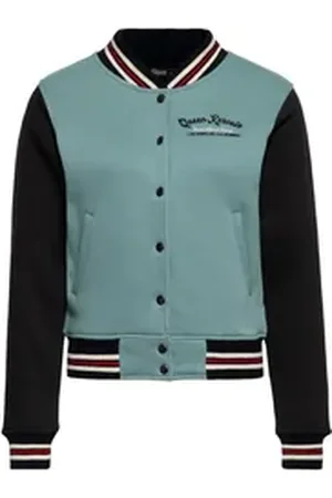 Queen Kerosin QueenKerosin Collegejacke Beep Beep (1-St) mit Roadrunner-Motiv grün XXL