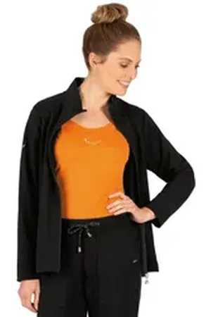 Trigema Sweatjacke Jacke mit funkelnden Strass-Steinen (1-tlg) schwarz S