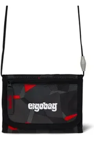 Ergobag Schulranzen Brustbeutel TaekBärdo (1 Stück), Münzfach, Fahrkartenfach, Geldbeutel schwarz
