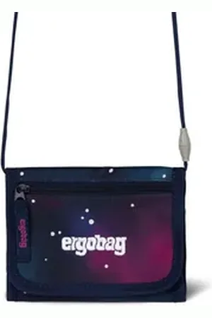 Ergobag Schulranzen Brustbeutel Bärlaxy (1 Stück), Münzfach, Fahrkartenfach, Geldbeutel lila