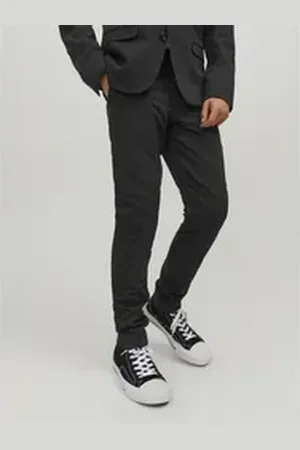 JACK & JONES Junior Anzughose JPRSOLAR TROUSER NOOS JNR schwarz 176