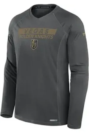 Fanatics Langarmshirt Vegas Golden Knights Authentic Pro RINK grau XL