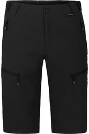 Bergson Outdoorhose LEBIKO Bermuda Herren Wandershorts, robust, elastisch, Normalgrößen, schwarz schwarz 50