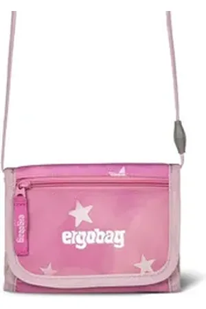Ergobag Schulranzen Brustbeutel WolkenzauBär (1 Stück), Münzfach, Fahrkartenfach, Geldbeutel rosa