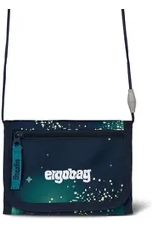 Ergobag Schulranzen Brustbeutel RaumfahrBär (1 Stück), Münzfach, Fahrkartenfach, Geldbeutel blau