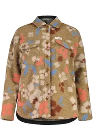 Maloja Wolljacke MoliniM - Overshirt aus warmem Wollfleece Damen bunt M
