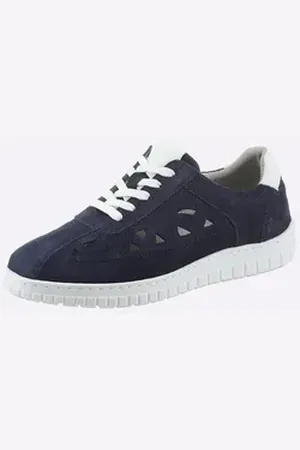 airsoft modern+ Sneaker Sneaker Wechselfußbett blau 37 EU