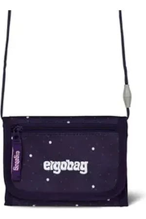 Ergobag Schulranzen Brustbeutel SternguckBär (1 Stück), Münzfach, Fahrkartenfach, Geldbeutel lila