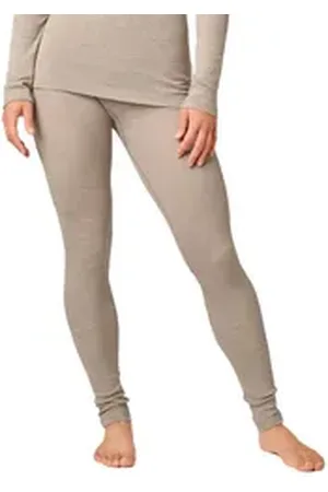 COMAZO Lange Unterhose Damen Leggings 2716 (Stück, 1-St) - braun 44