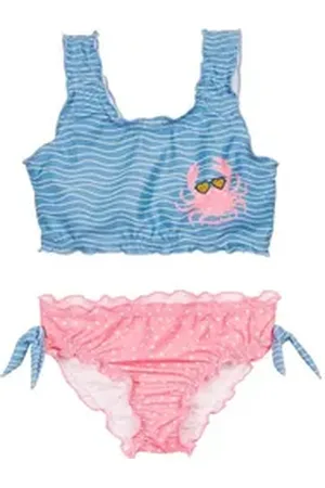 Playshoes Bügel-Bikini UV-Schutz Bikini Krebs blau 122/128 - ca. 7-8 Jahre