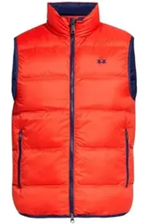La Martina Daunenweste Herren Westen, Man Outdoor Vest Nylon Elastischen Bund S