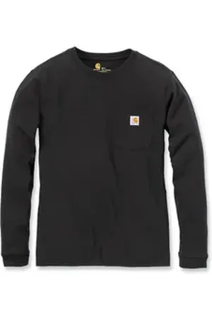 Carhartt Langarmshirt Damen Langarmshirt Work Pocket schwarz S