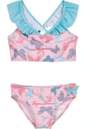 Playshoes Bügel-Bikini UV-Schutz Bikini Schmetterlinge rosa 134/140 - ca. 9-10 Jahre