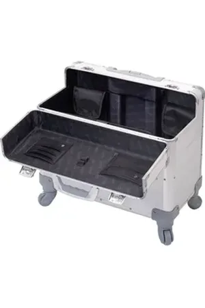 Alumaxx Aktentasche Pilotenkoffer Pandora 470x360x250mm Aluminium silber. silberfarben