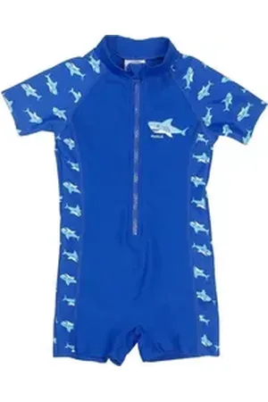 Playshoes Badehose UV-Schutz Einteiler Hai blau 86/92 - ca. 18-24 Monate