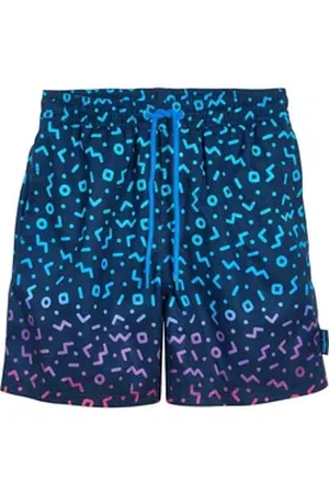 Playshoes Badehose Beach-Short allover blau 86/92 - ca. 18-24 Monate