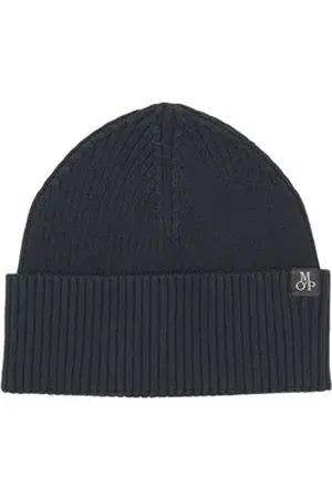 Marc O’ Polo Strickmütze Knitted Hat And Scarf Set (Set, 2-St) blau
