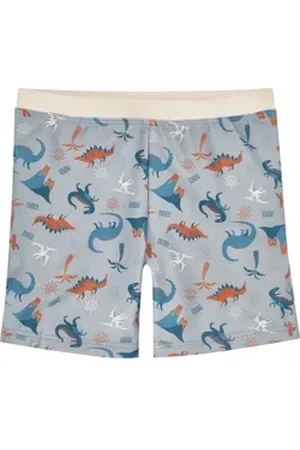 Playshoes Badeshorts UV-Schutz Badeshorts Dino allover blau 74/80 - ca. 9-12 Monate