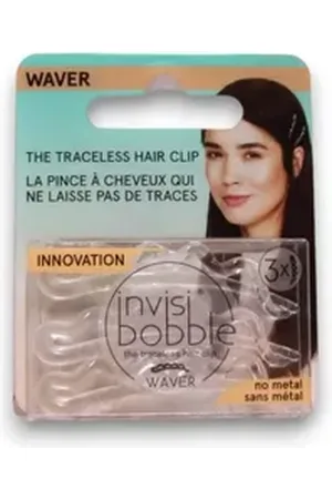 invisibobble Haarklammer Wellen Haarspange Kristallklar 3 Stück