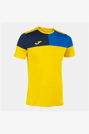 Joma Fußballtrikot Handballtrikot CREW V T-SHIRT gelb 152