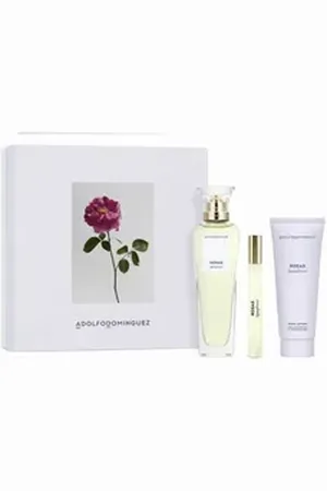 Adolfo Dominguez Duft-Set AD Agua Fresca De Rosas Eau De Toilette Spray 120ml Set 3 Artikel