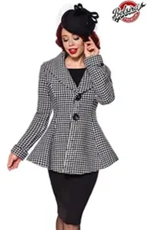 Belsira Langmantel - Premium Vintageblazer - (2XL,3XL,4XL,L,M,S) bunt|schwarz 3XL