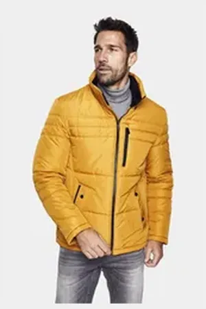 Cabano Steppjacke TECH- DoWN mit Kuschelfleece am Innenkragen gelb 31
