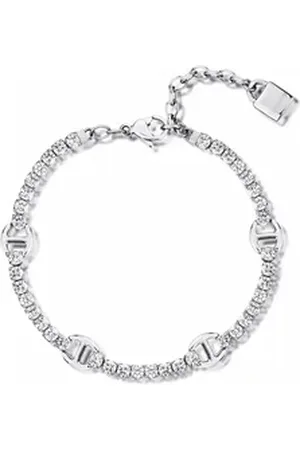 Brosway Armband Shiny steel bracelet with zircons Desideri BEI076