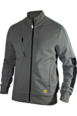 Diadora Utility Rundhalspullover Sweatshirt Fz Litework grau XL
