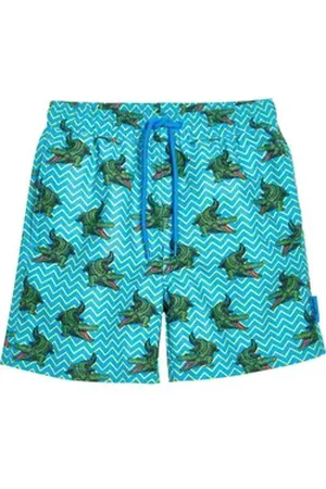 Playshoes Badehose Beach-Short Krokodile blau 86/92 - ca. 18-24 Monate
