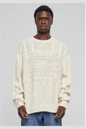 Urban classics Rundhalspullover Set In Boxy Sweater braun S