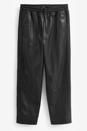 Next Lederimitathose Kunstleder-Jogginghose aus Polyurethan (1-tlg) schwarz 26,5