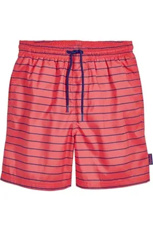 Playshoes Badehose Beach-Short Ringel rot 74/80 - ca. 9-12 Monate