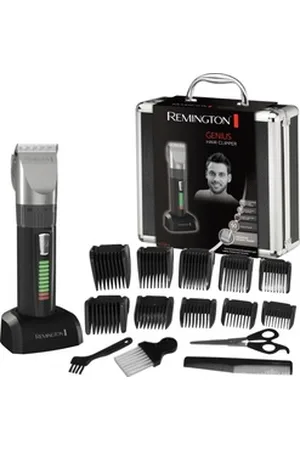 Remington Haarschneider Genius, HC5810 -, elektr. Haarschneider für Herren, Netz-/Akkubetrieb, Profi-Alukoffer grau|schwarz