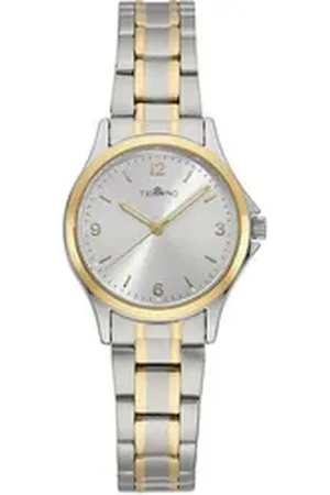 TEMPIC Quarzuhr, Armbanduhr, Damenuhr, analog, Edelstahlarmband silberfarben