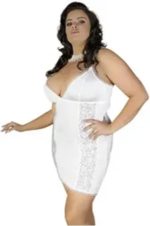 Andalea Negligé - ecru Chemise C/4013 - (38/40,42/44,46/48,50/52,54/56) bunt 38/40