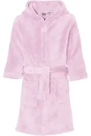 Playshoes Bademantel Fleece-Bademantel uni rosa 86/92 - ca. 18-24 Monate