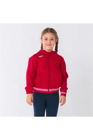 Joma Tennisjacke CAMPUS III KAPUZENJACKE rot 5XS