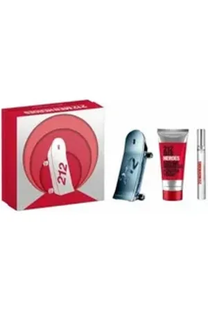 Carolina Herrera Eau de Toilette Set 212 Heroes Men Edt 90ml Edt 10ml@
