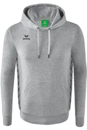 Erima Hoodie Herren Essential Team Kapuzensweat (1-tlg) grau XL