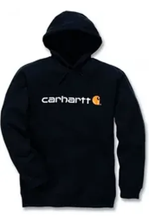 Carhartt Hoodie Herren Kapuzenpullover Signature Logo Midweight schwarz L