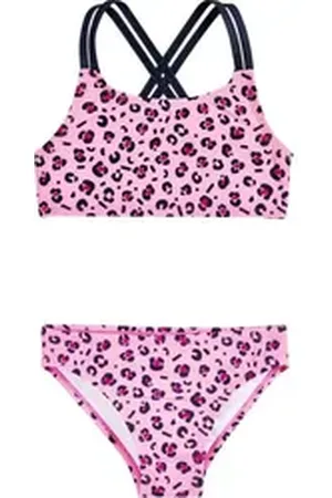 Playshoes Bügel-Bikini UV-Schutz Bikini Leo-Print rosa 158/164