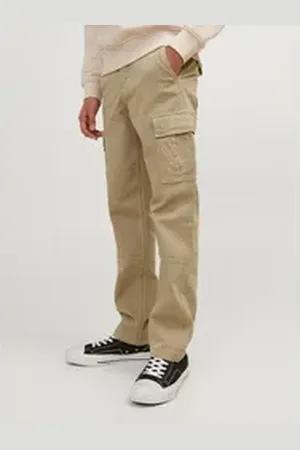 JACK & JONES Junior Cargohose JPSTKANE JJHARLOW CARGO NOOS JNR beige 176