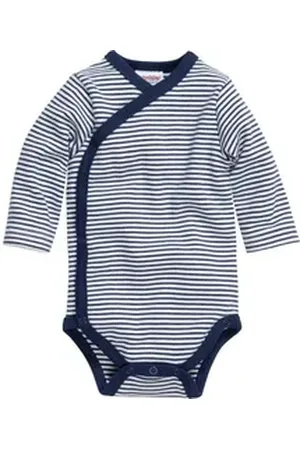 Schnizler Wickelbody Wickelbody Ringel blau 50 - ca. 0-3 Monate