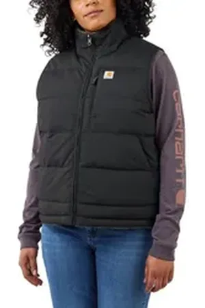 Carhartt Steppweste Damen Winterweste Relaxed Midweight Utility schwarz S