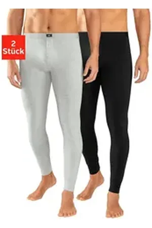 H.I.S H.I.S Lange Unterhose (Packung, 2-St) mit Bündchen am Bein bunt|grau|schwarz L