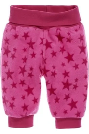 Schnizler Pumphose Pumphose Fleece Sterne mit Strickbund rosa 86 - ca. 18 Monate