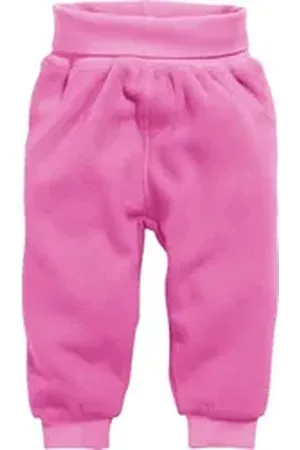 Schnizler Pumphose Pumphose Fleece uni mit Strickbund rosa 56 - ca. 0-3 Monate
