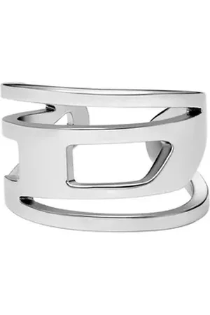 Diesel Single-Creole Herren-Einzelner Ohrschmuck Edelstahl silberfarben